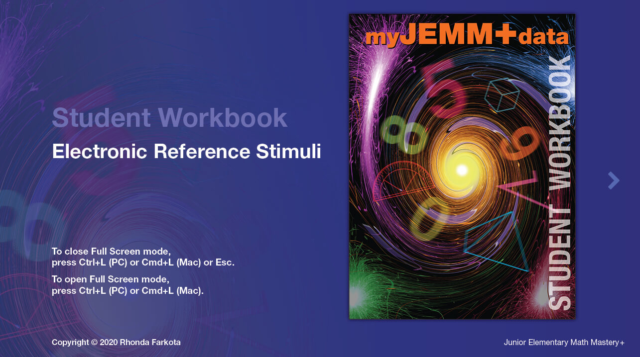 myJEMM+data Student Workbook Electronic Reference Stimuli